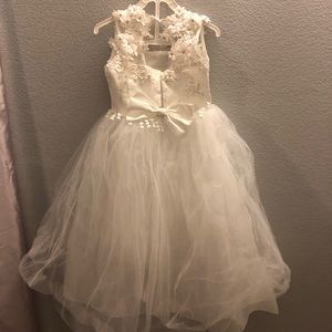 Long flower girl dress